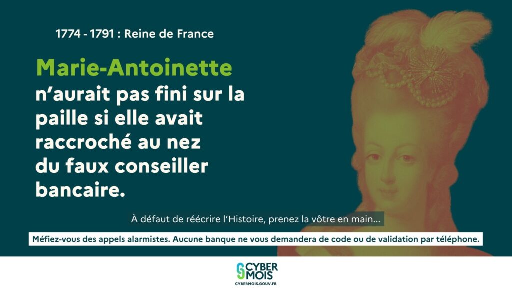 Affiche Cybermois 2025 Marie Antoinette