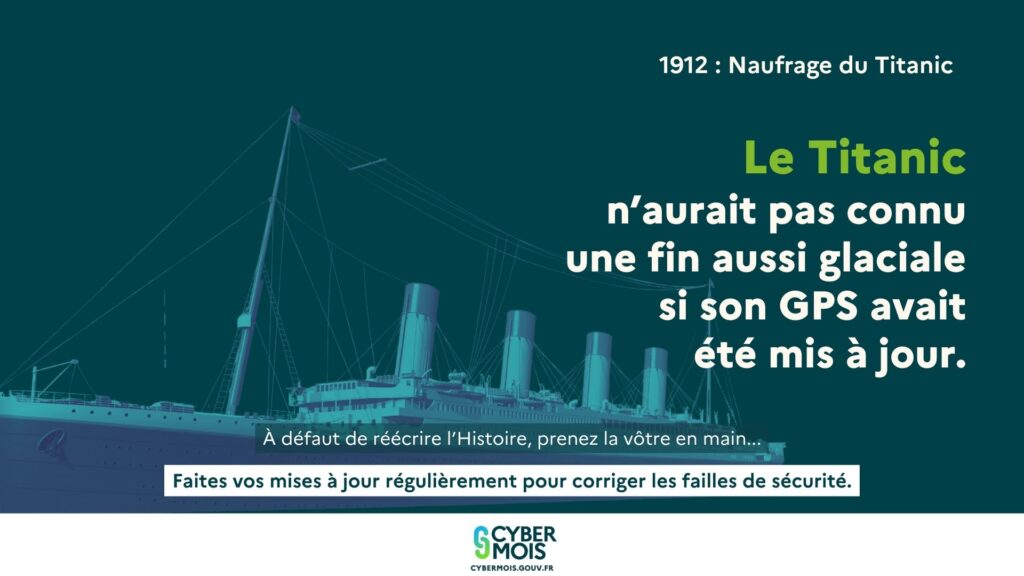 Affiche Cybermois 2025 Titanic