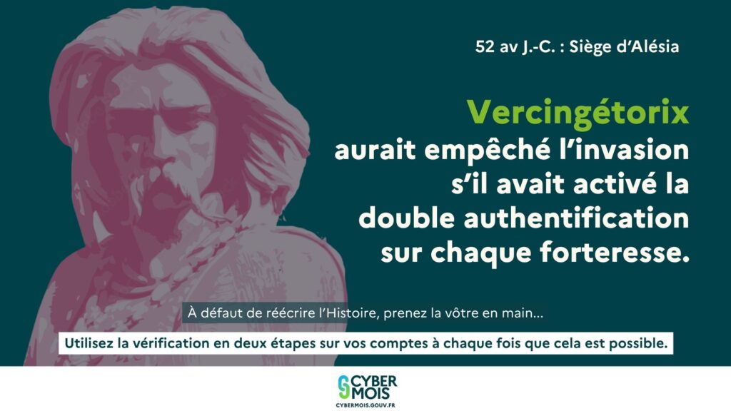 Affiche Cybermois 2025 Vercingétorix
