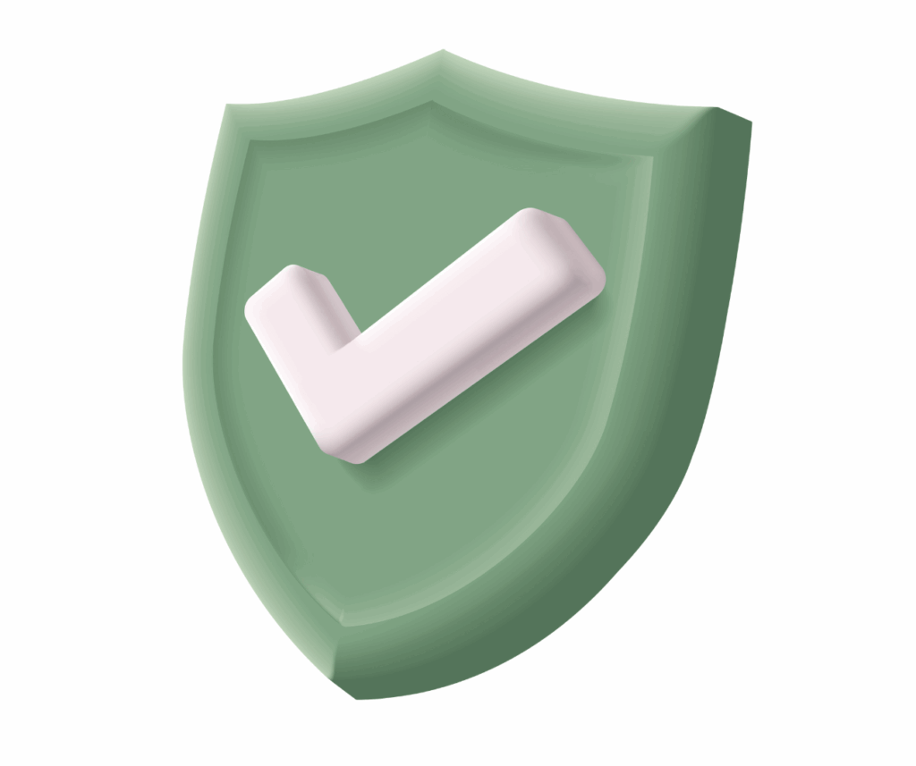 Image d'un symbole de validation vert